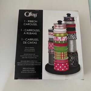 New Offray Ribbon Carousel Ribbon Holder New with Box Damage